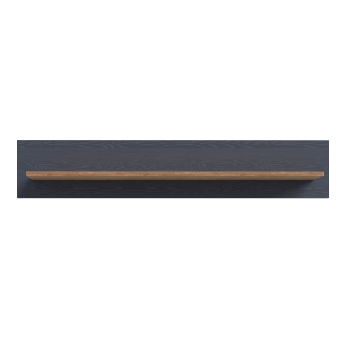 Bohol Wall Shelf in Riviera Oak and Navy